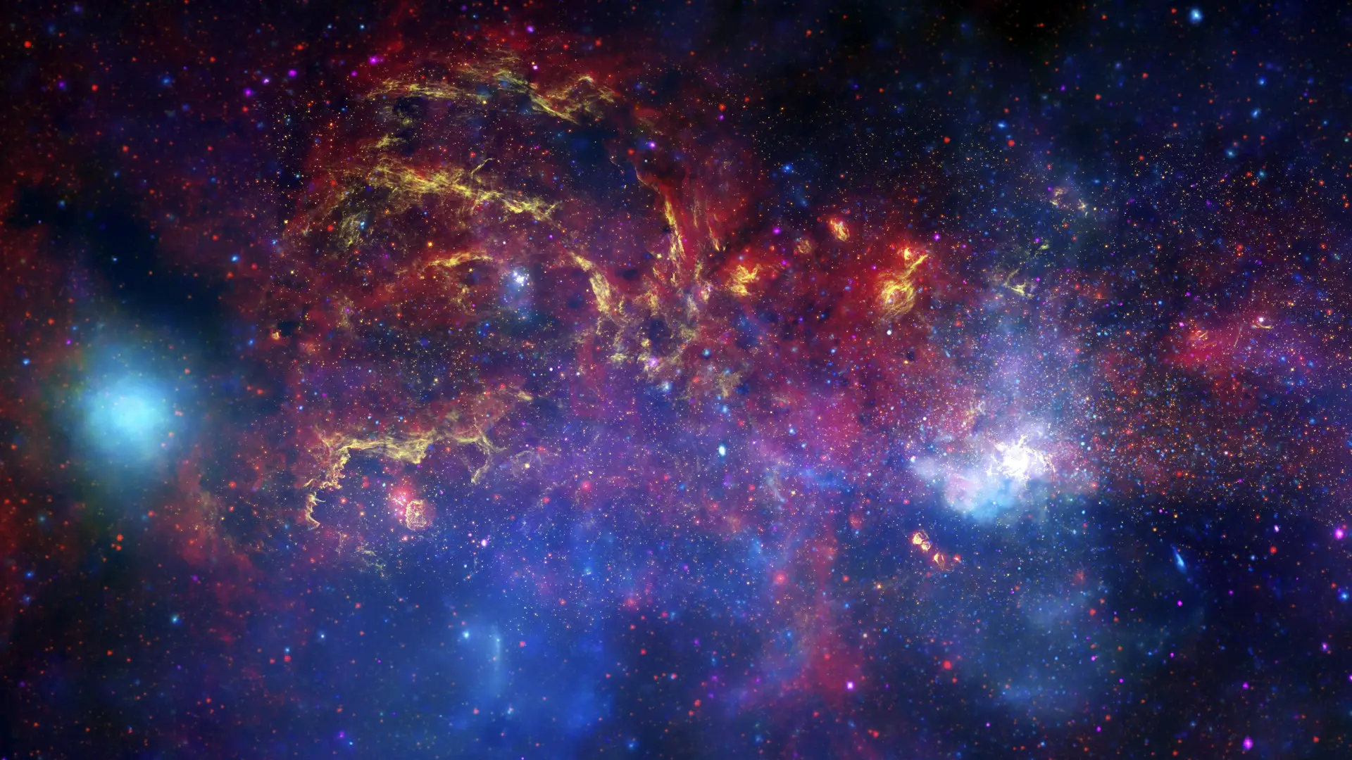 宇宙星云星辰星际神秘深邃绚烂璀璨浩瀚壮观美女星辰人像摄影8k - 8K - 静态电脑壁纸 - 星空